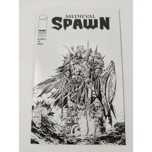 MEDIEVAL‎ SPAWN #1 CVR B MCFARLANE & MATTINA B&W VAR
